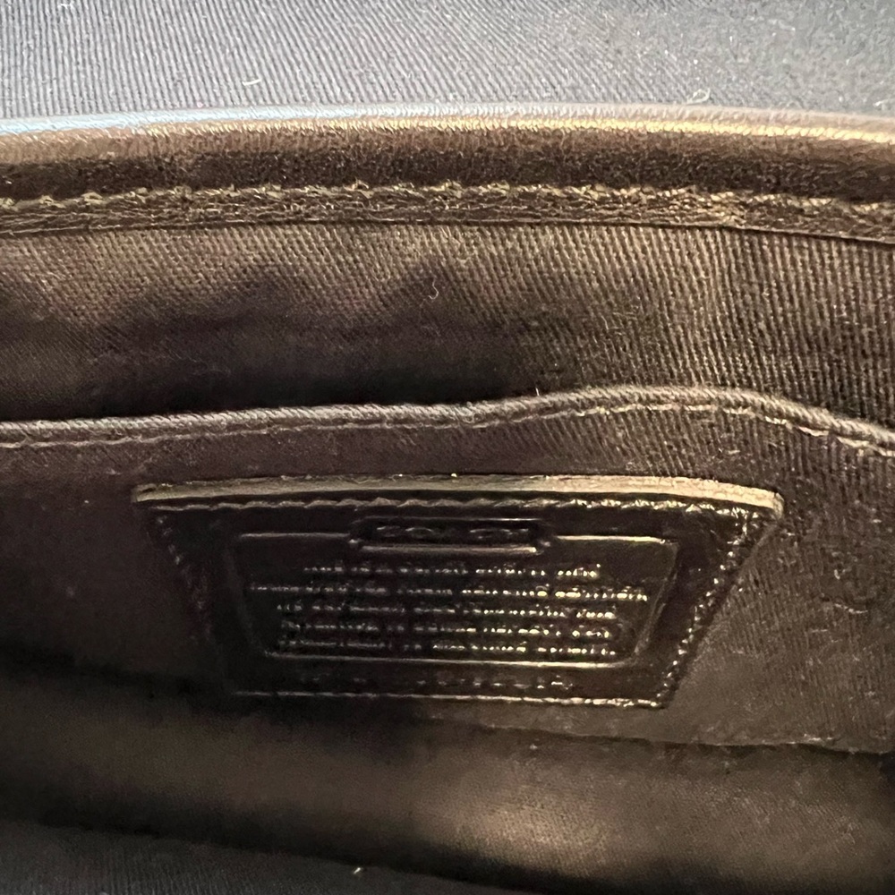 Coach Black Leather Shoulder/Crossbody Bag - Picture 9 of 9